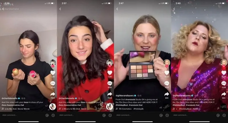 Example of major brand leveraging influencers to source powerful TikTok ad creative